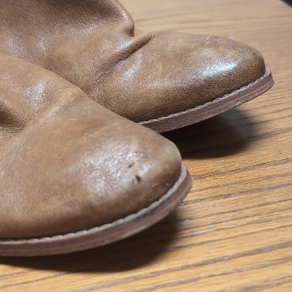 Frye Tan Leather Boots - Picture 2 of 7